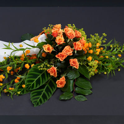 Interflora_kistedekorasjon_orange